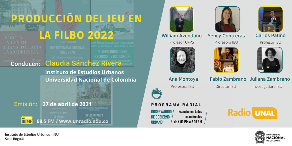 El IEU participó activamente en la FILBO 2022