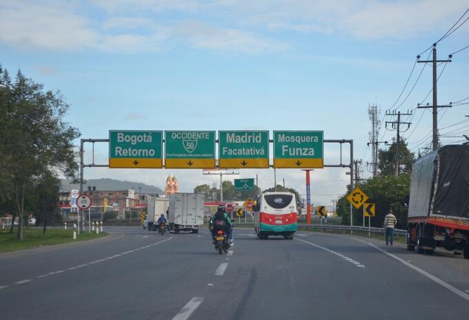 Movilidad en la Sabana de Bogotá / Foto referencial 